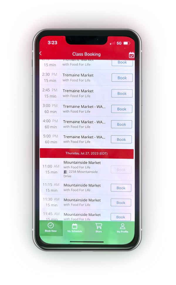 Screenshot of Food for Life Neighbour App