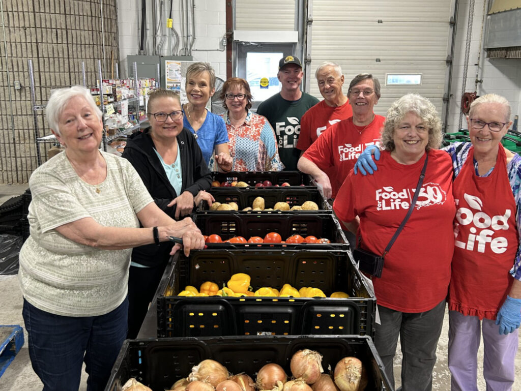 A photo of a Food for Life volunteer.