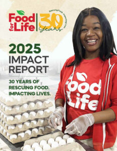 Food for life impact report cover.